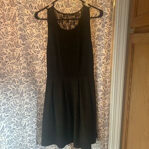 Ark & Co Black Lace Mini Dress